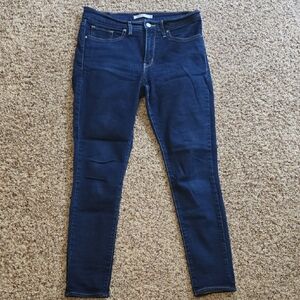 Women's Skinny Jeans in Dark Blue